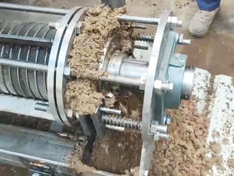 污水处理螺旋挤压机